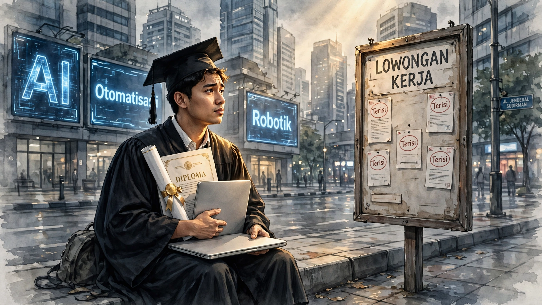 Sulitnya Lapangan Kerja Bagi Lulusan Sarjana