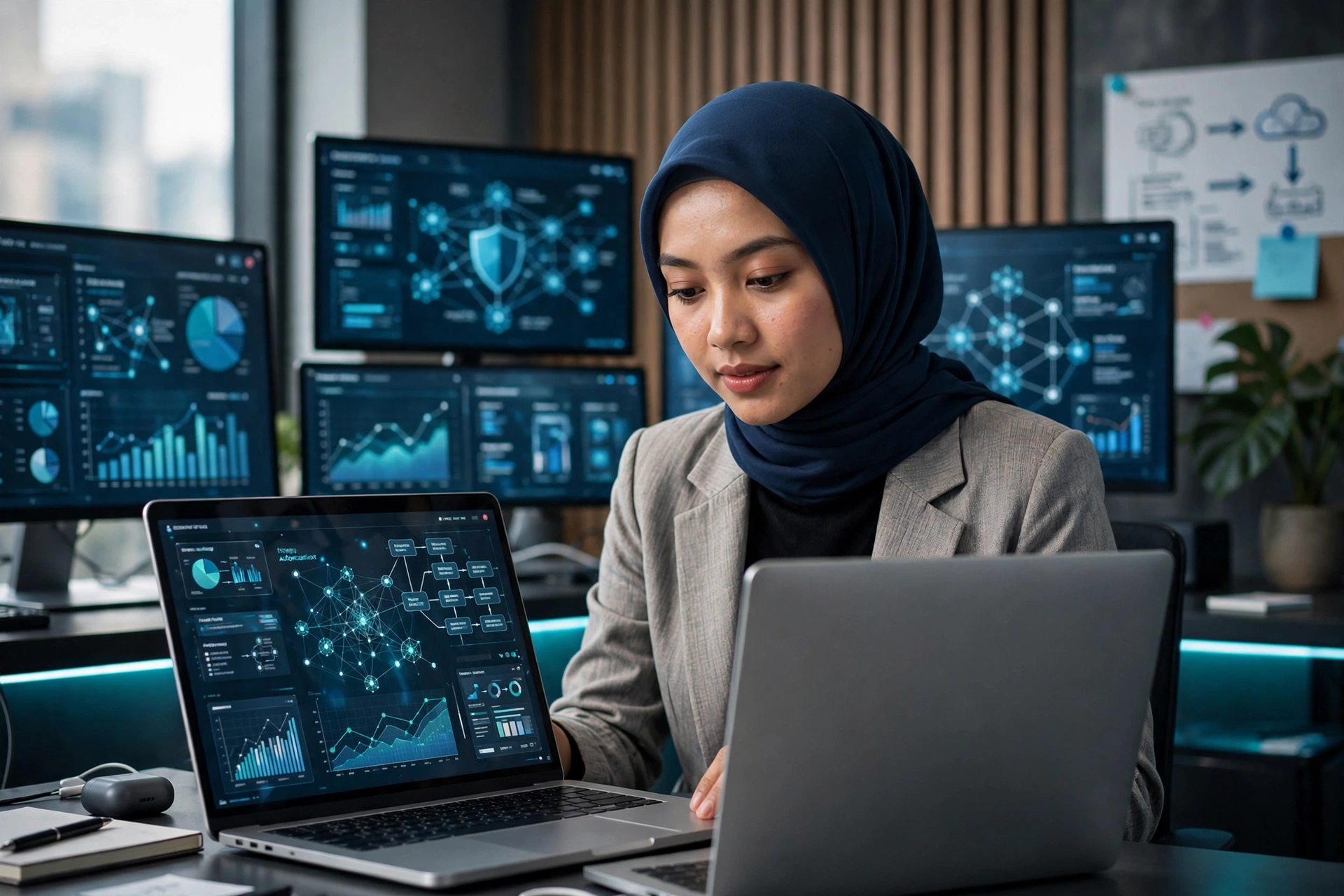 10 Profesi AI yang Menjanjikan untuk Masa Depan 2 Young People Exploring AI Careers